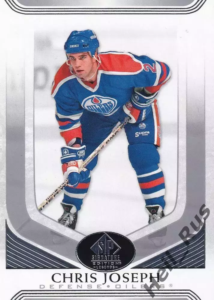 Хоккей Карточка Chris Joseph/Крис Джозеф Edmonton Oilers/Эдмонтон Ойлерз NHL НХЛ