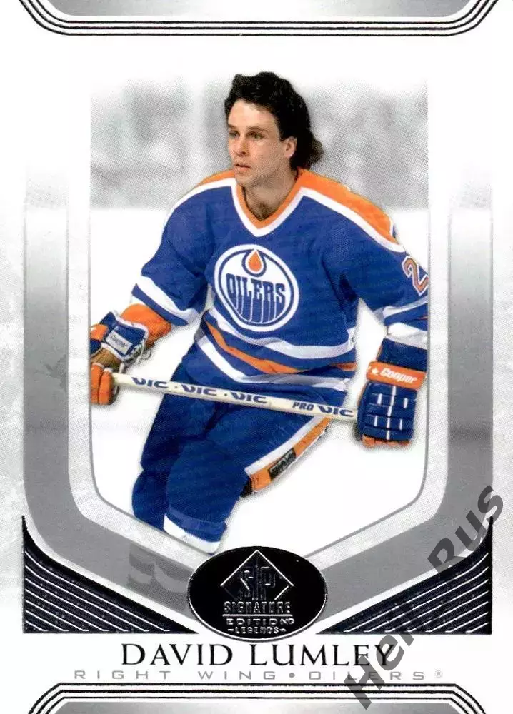 Хоккей Карточка David Lumley/Дэвид Ламли Edmonton Oilers/Эдмонтон Ойлерз NHL/НХЛ