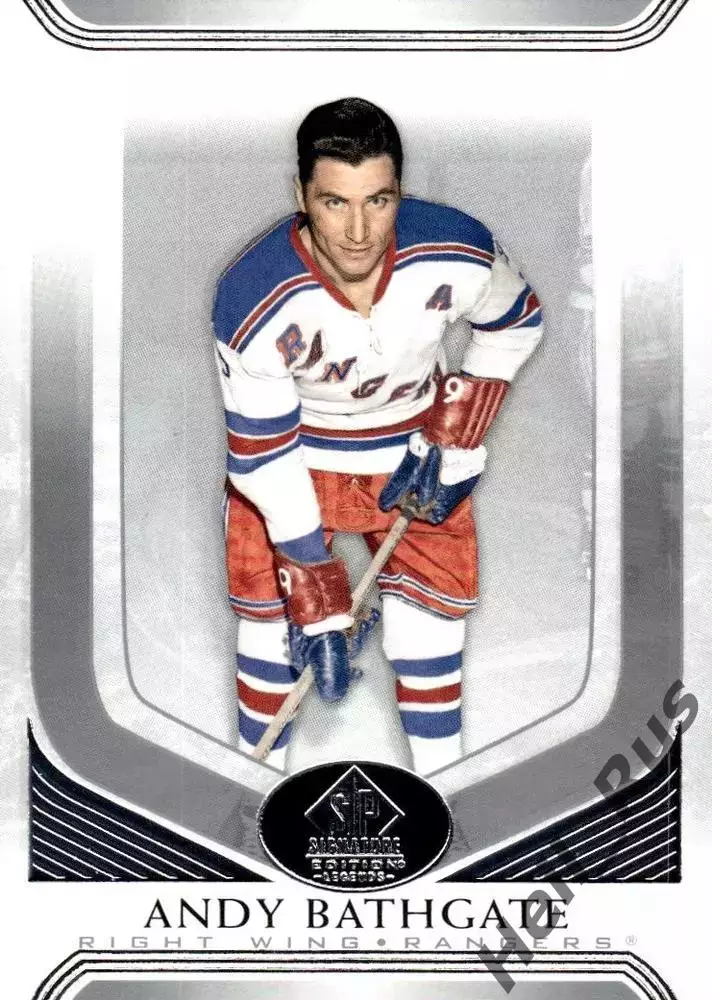 Карточка Andy Bathgate/Энди Батгейт New York Rangers/Нью-Йорк Рейнджерс, НХЛ/NHL