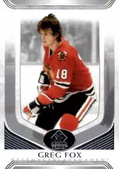 Хоккей. Карточка Greg Fox/Грег Фокс (Chicago Blackhawks/Чикаго Блэкхокс) NHL/НХЛ