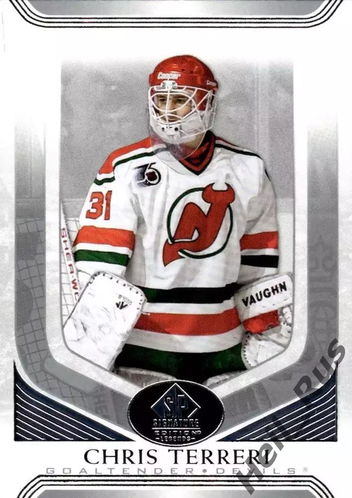Карточка Chris Terreri/Крис Террери New Jersey Devils/Нью-Джерси Девилз, НХЛ/NHL