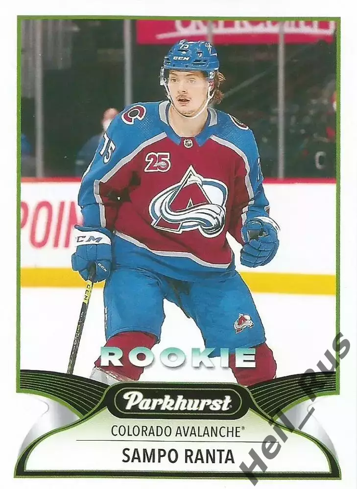 Карточка Sampo Ranta / Сампо Ранта (Colorado Avalanche/Колорадо Эвеланш) НХЛ/NHL
