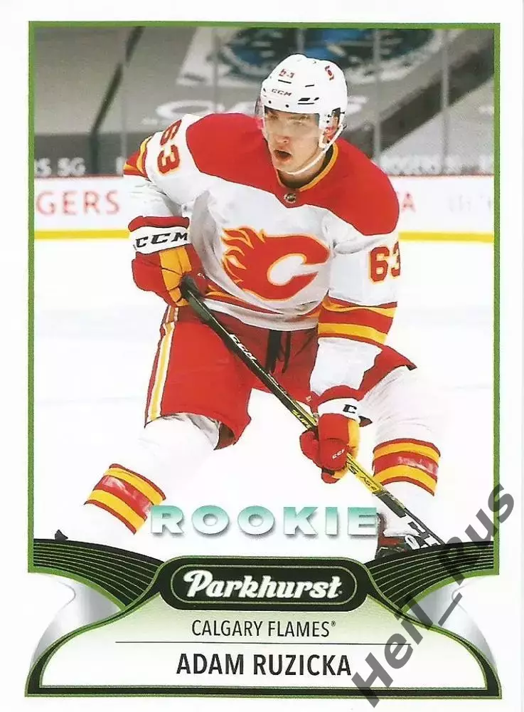 Карточка Адам Ружичка Calgary Flames/Калгари Флэймз, Спартак Москва НХЛ/NHL, КХЛ