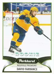 Карточка Дэвид Фарранс Nashville Predators/Нэшвилл Предаторз, Сибирь NHL/НХЛ/КХЛ