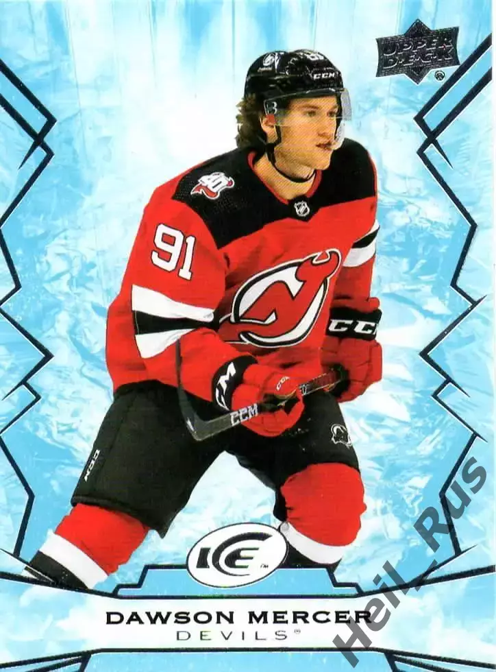 Карточка Dawson Mercer/Доусон Мерсер New Jersey Devils/Нью-Джерси Девилз НХЛ NHL