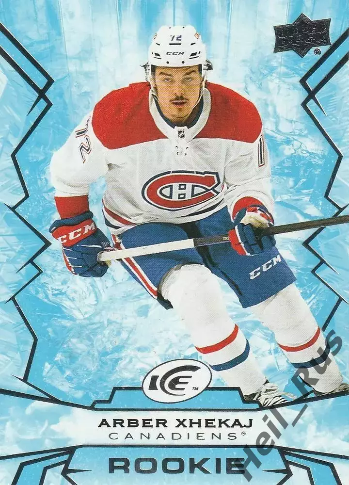 Карточка Arber Xhekaj/Арбер Джекай Montreal Canadiens/Монреаль Канадиенс НХЛ/NHL