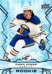 Хоккей; Карточка Owen Power/Оуэн Пауэр (Buffalo Sabres/Баффало Сейбрз) НХЛ/NHL