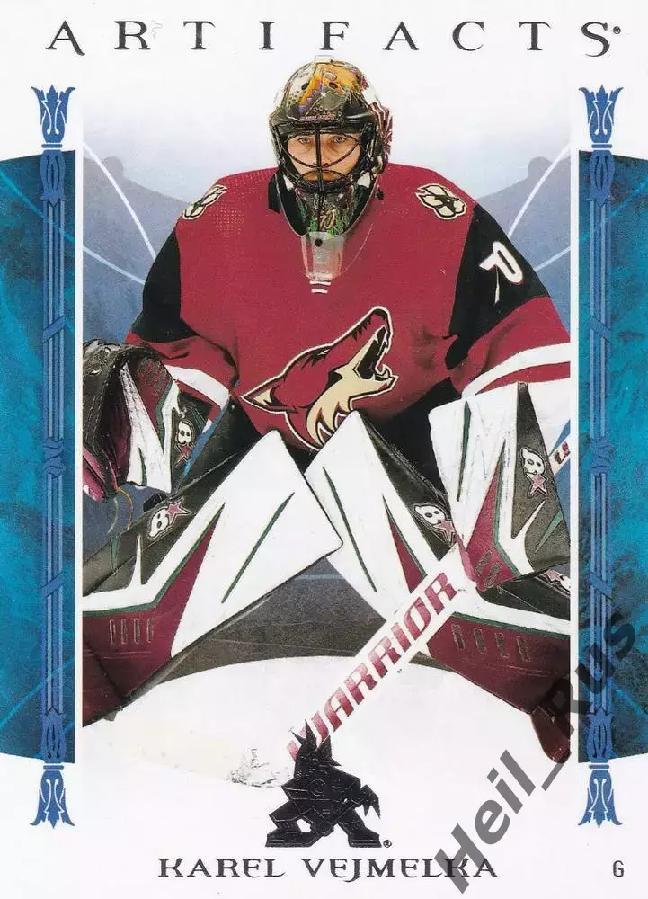Карточка Karel Vejmelka/Карел Веймелка (Arizona Coyotes/Аризона Койотис) NHL/НХЛ