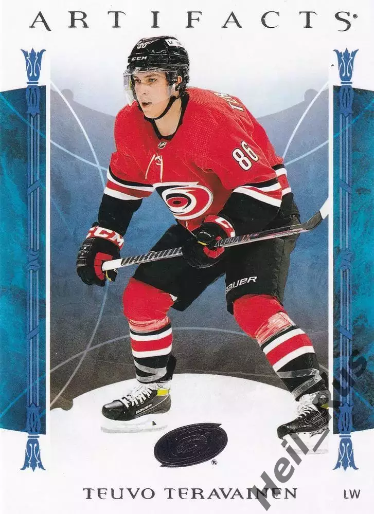 Карточка Teuvo Teravainen/Теуво Терявяйнен Carolina Hurricanes/Каролина; NHL/НХЛ