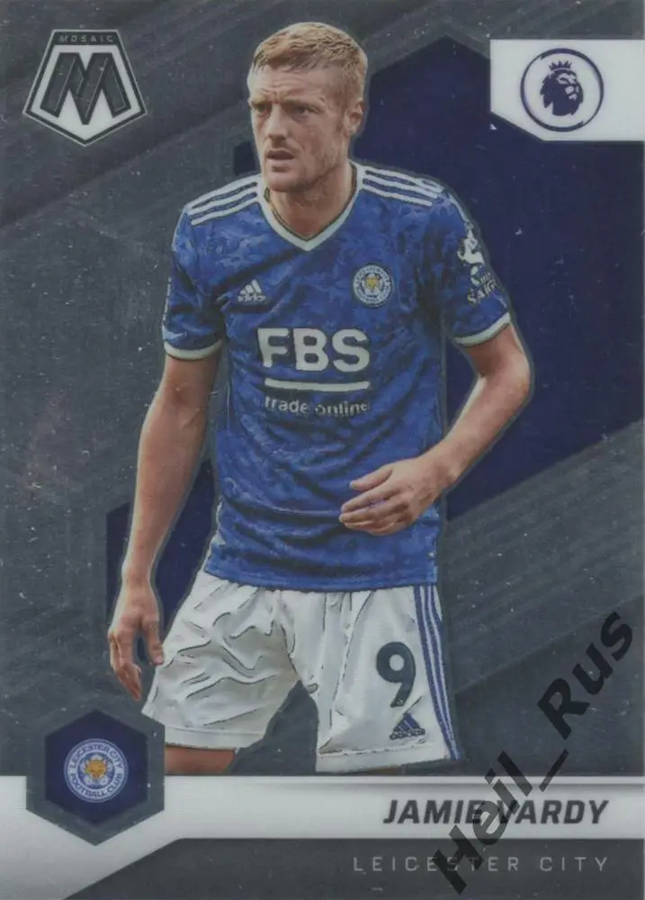 Футбол. Карточка Jamie Vardy/Джейми Варди Лестер Сити АПЛ 2021-22 Panini/Панини