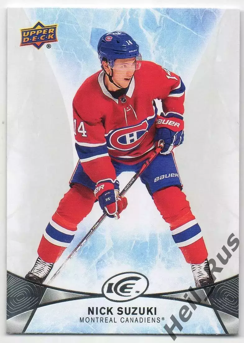 Карточка Nick Suzuki/Ник Сузуки (Montreal Canadiens/Монреаль Канадиенс) NHL/НХЛ