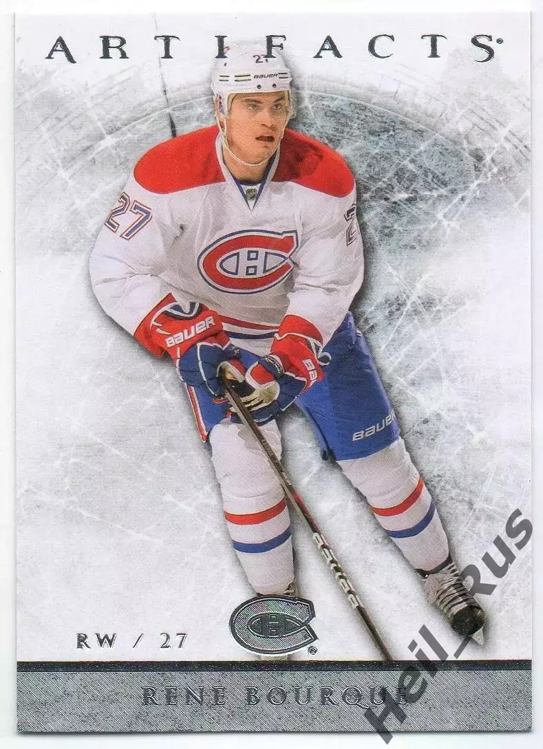Карточка Rene Bourque/Рене Бурк (Montreal Canadiens/Монреаль Канадиенс) НХЛ/NHL
