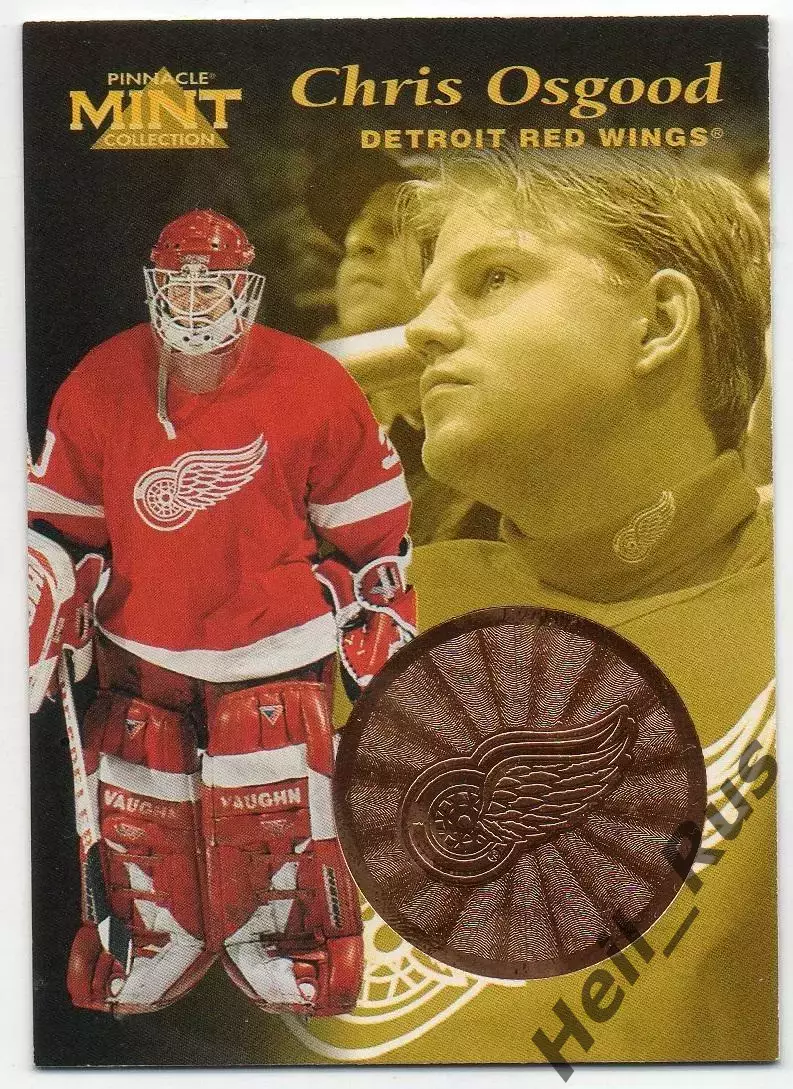 Карточка Chris Osgood / Крис Осгуд (Detroit Red Wings/Детройт Ред Уингз) НХЛ/NHL