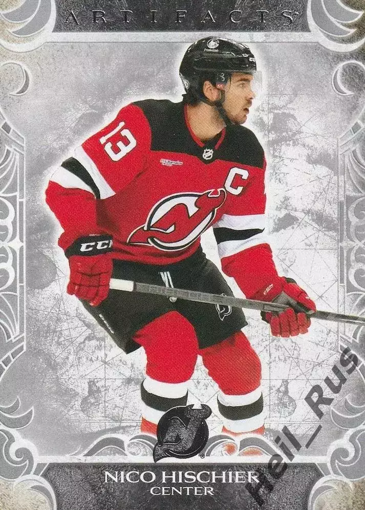 Карточка Nico Hischier/Нико Хишир (New Jersey Devils/Нью-Джерси Девилз) НХЛ NHL