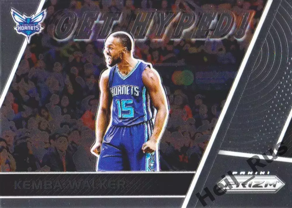 Баскетбол. Карточка Walker/Кемба Уокер Charlotte Hornets/Шарлотт Хорнетс NBA/НБА