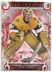 Хоккей; Карточка Logan Thompson/Логан Томпсон Vegas Golden Knights/Вегас НХЛ/NHL