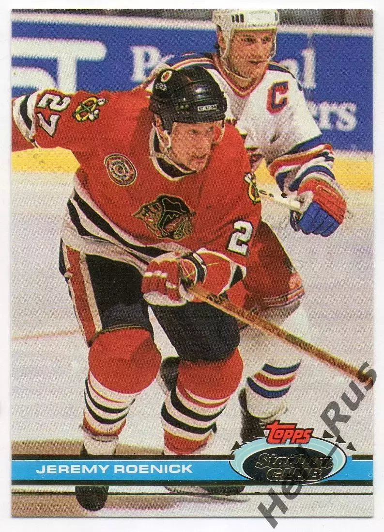 Карточка Jeremy Roenick/Джереми Реник Chicago Blackhawks/Чикаго Блэкхокс NHL/НХЛ