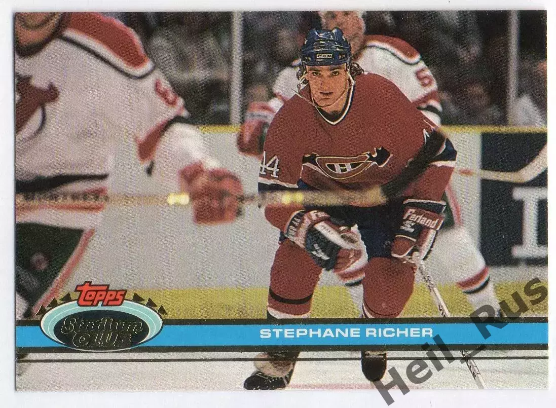 Хоккей Карточка Stephane Richer/Стефан Рише Montreal Canadiens/Монреаль НХЛ/NHL