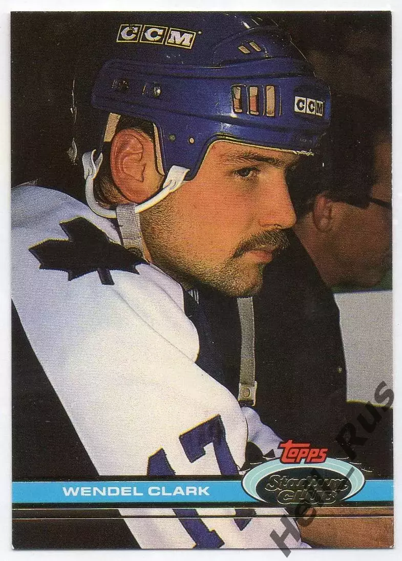 Хоккей. Карточка Wendel Clark/Уэндел Кларк Toronto Maple Leafs/Торонто NHL/НХЛ