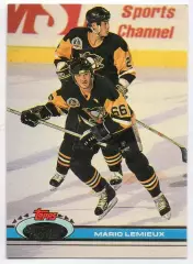 Хоккей; Карточка Mario Lemieux/Марио Лемье Pittsburgh Penguins/Питтсбург НХЛ NHL