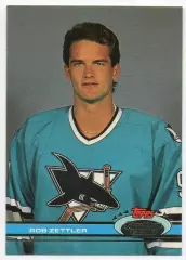 Хоккей. Карточка Rob Zettler/Роб Зеттлер San Jose Sharks/Сан-Хосе Шаркс НХЛ/NHL