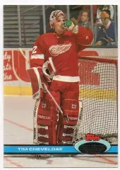 Карточка Tim Cheveldae/Тим Шевалдэ (Detroit Red Wings/Детройт Ред Уингз) НХЛ/NHL