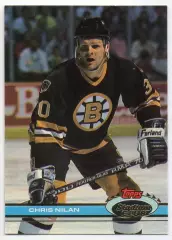 Хоккей. Карточка Chris Nilan/Крис Нилан (Boston Bruins/Бостон Брюинз) НХЛ/NHL