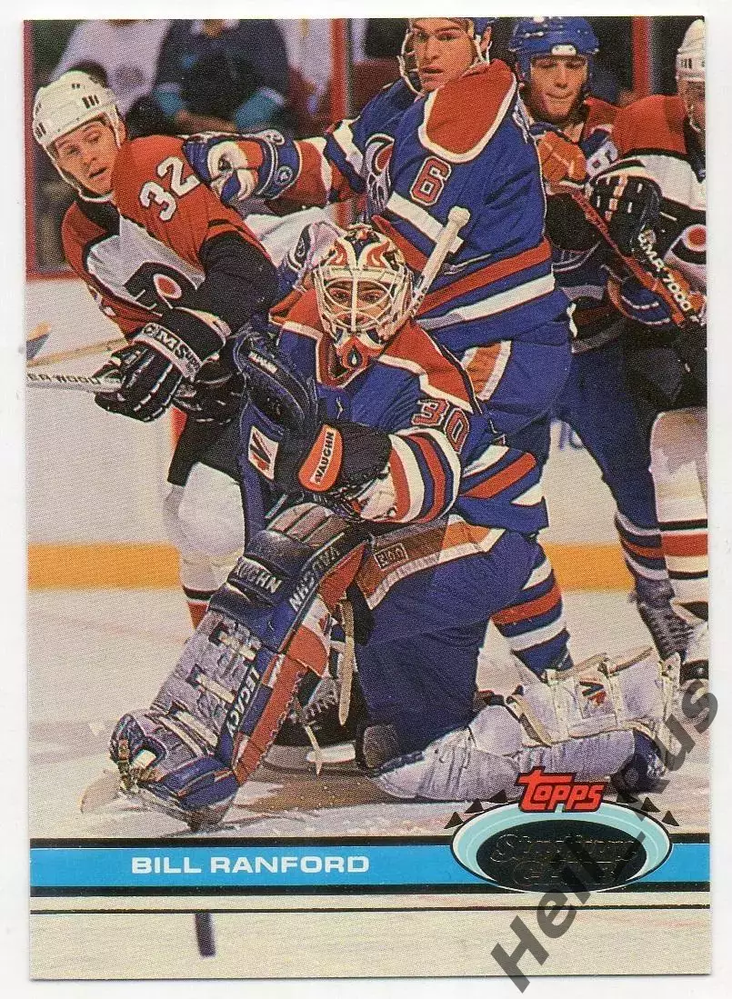 Карточка Bill Ranford/Билл Рэнфорд (Edmonton Oilers/Эдмонтон Ойлерз) НХЛ/NHL