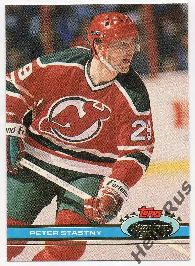 Карточка Peter Stastny/Петер Штястны New Jersey Devils/Нью-Джерси Девилз NHL/НХЛ