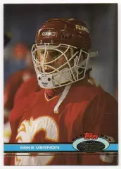Хоккей. Карточка Mike Vernon/Майк Вернон (Calgary Flames/Калгари Флэймз) NHL/НХЛ