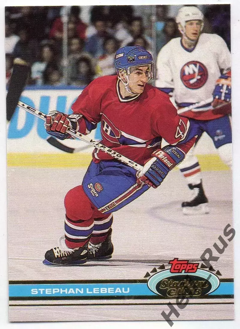 Хоккей Карточка Stephan Lebeau/Стефан Лебо Montreal Canadiens/Монреаль НХЛ/NHL