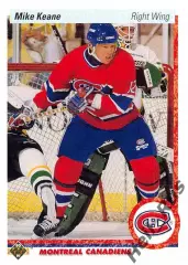 Хоккей. Карточка Mike Keane/Майк Кин Montreal Canadiens/Монреаль НХЛ/NHL 1990/91