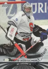 Хоккей. Карточка David Aebischer / Давид Эбишер (HC Lugano / ХК Лугано) НХЛ/NHL