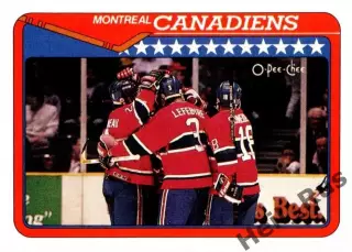 Хоккей Карточка Montreal Canadiens/Монреаль Канадиенс НХЛ/NHL 1990-91 O-Pee-Chee