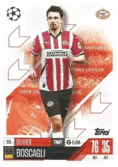 Футбол. Карточка Оливье Боскальи PSV/ПСВ Эйндховен Лига Чемпионов 2024-25 TOPPS