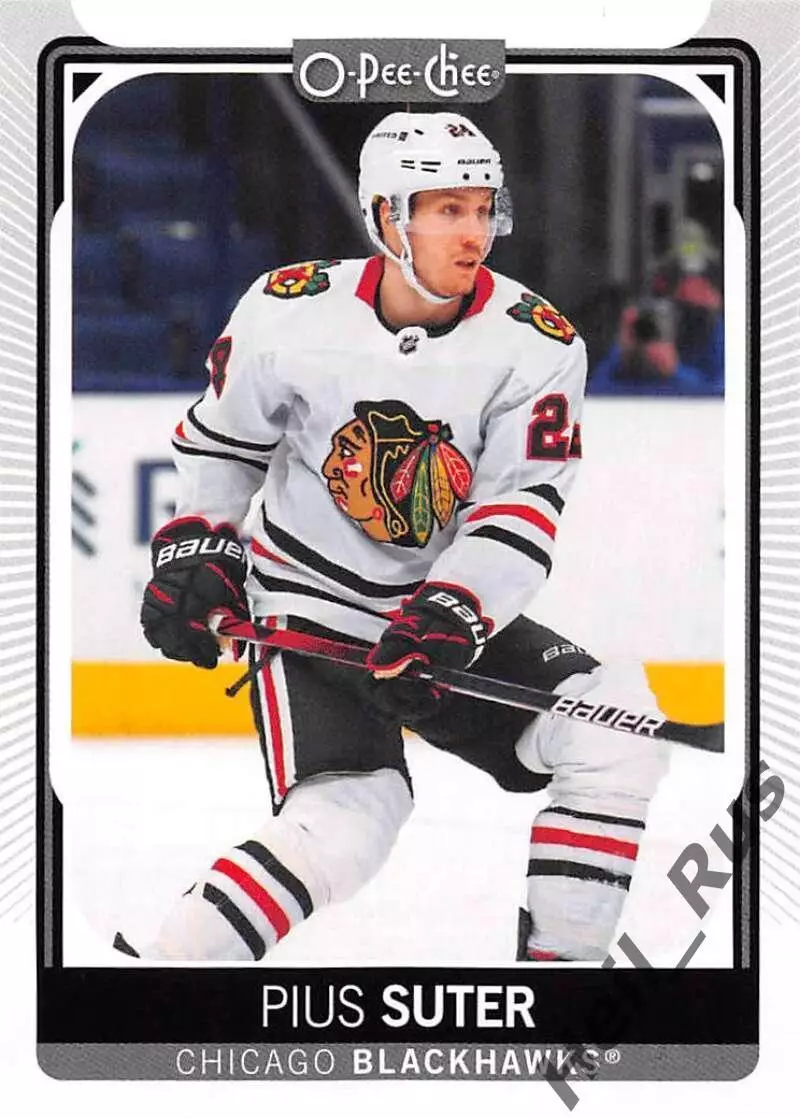 Хоккей Карточка Pius Suter/Пиус Сутер Chicago Blackhawks/Чикаго Блэкхокс НХЛ-NHL