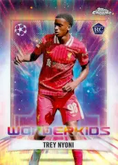 Футбол. Карточка Trey Nyoni/Трей Ньони (Ливерпуль) Лига Чемпионов 2024-25 TOPPS