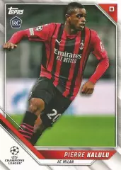 Футбол. Карточка Kalulu/Пьер Калюлю (Милан/Ювентус) Лига Чемпионов 2021-22 TOPPS