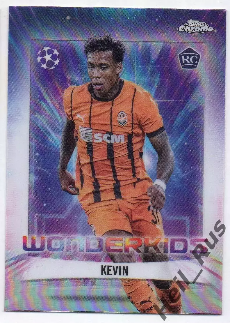 Футбол. Карточка Kevin/Кевин Шахтер Донецк, Фулхэм Лига Чемпионов 2024-25 TOPPS