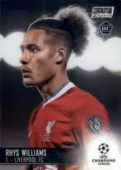 Футбол Карточка Rhys Williams/Рис Уильямс Ливерпуль Лига Чемпионов 2020-21 TOPPS