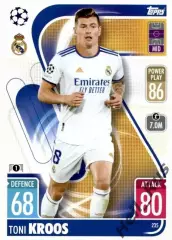 Футбол. Карточка Тони Кроос (Реал Мадрид, Бавария) Лига Чемпионов 2021-22 TOPPS