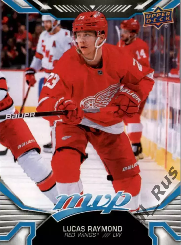 Карточка Lucas Raymond/Лукас Рэймонд Detroit Red Wings Детройт Ред Уингз НХЛ/NHL