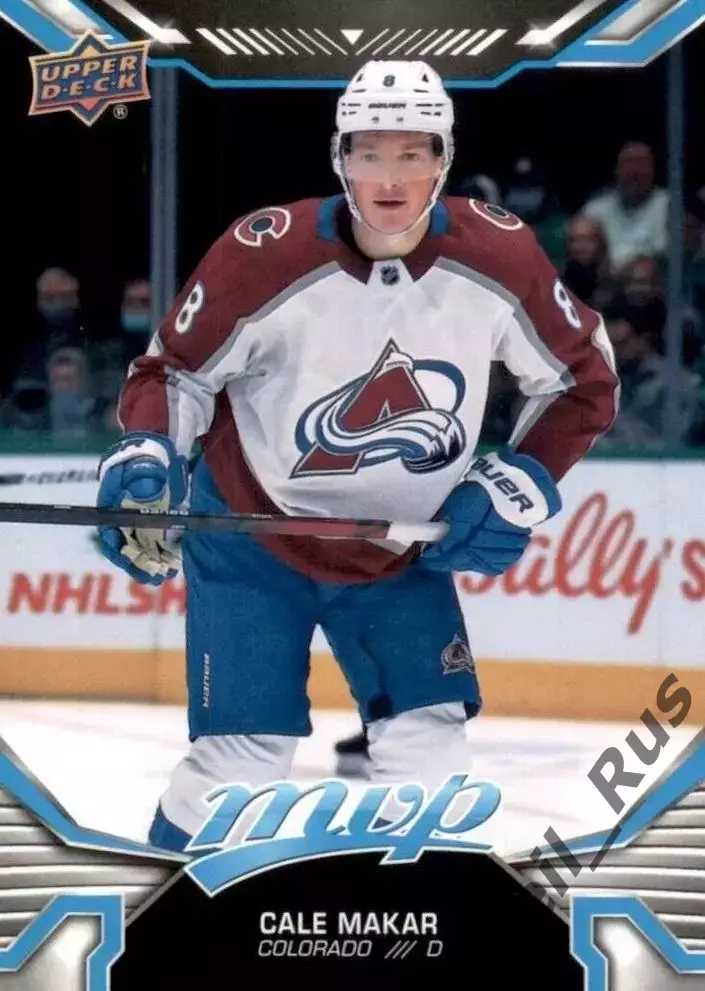 Карточка Cale Makar/Кейл Макар (Colorado Avalanche / Колорадо Эвеланш) НХЛ/NHL