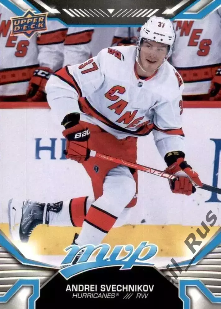 Хоккей; Карточка Андрей Свечников (Carolina Hurricanes/Каролина/Ак Барс) NHL НХЛ
