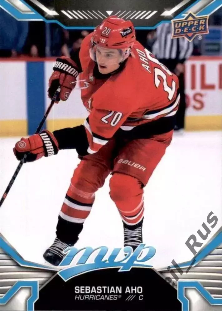 Хоккей Карточка Sebastian Aho Себастьян Ахо Carolina Hurricanes/Каролина НХЛ/NHL