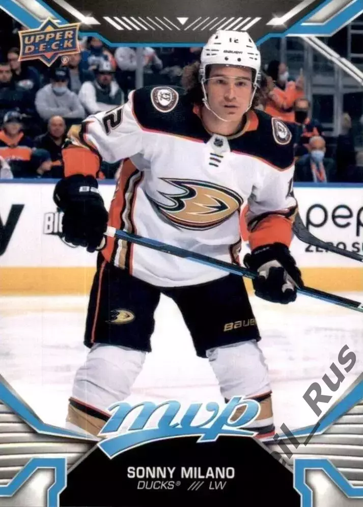Хоккей Карточка Sonny Milano/Сонни Милано (Anaheim Ducks/Анахайм Дакс) НХЛ/NHL