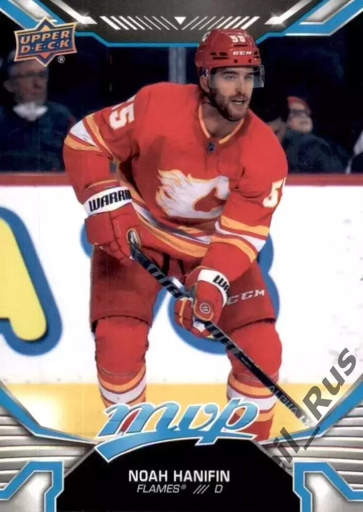 Хоккей. Карточка Noah Hanifin/Ноа Ханифин Calgary Flames/Калгари Флэймз, НХЛ/NHL