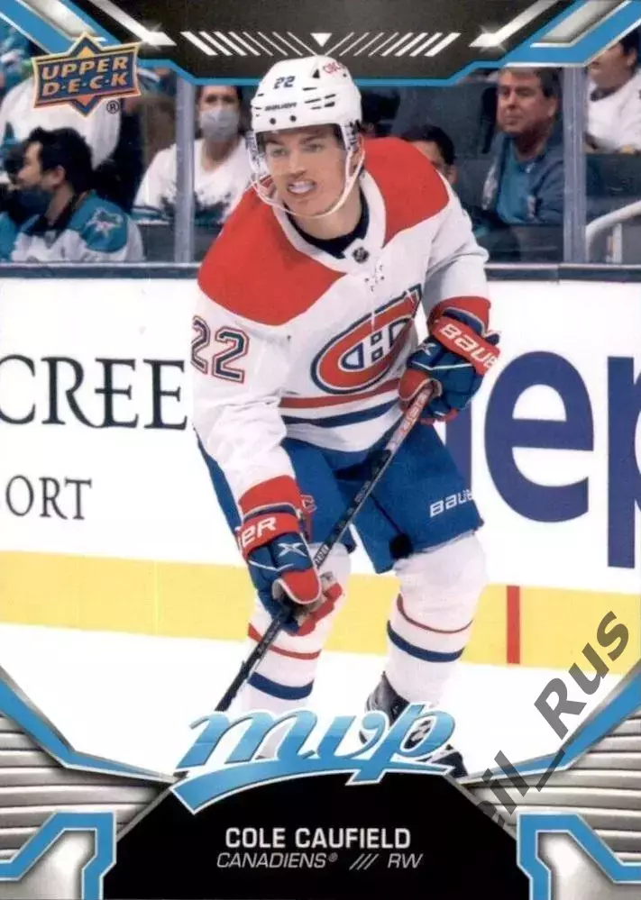 Карточка Cole Caufield/Коул Кофилд Montreal Canadiens/Монреаль Канадиенс NHL НХЛ