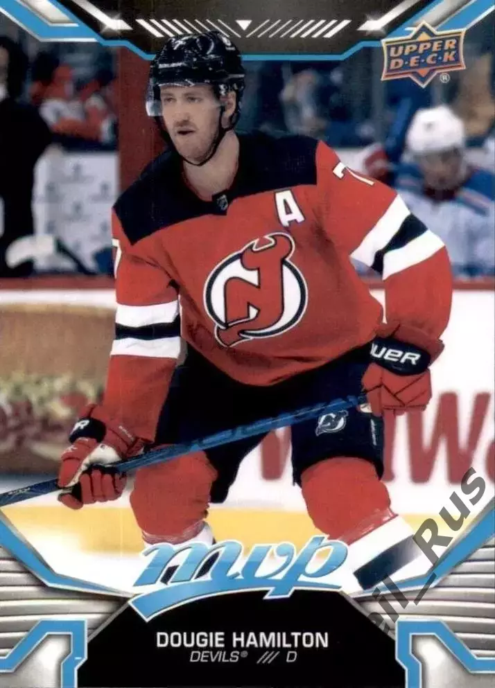 Хоккей. Карточка Дуги Хэмилтон (New Jersey Devils / Нью-Джерси Девилз) НХЛ/NHL