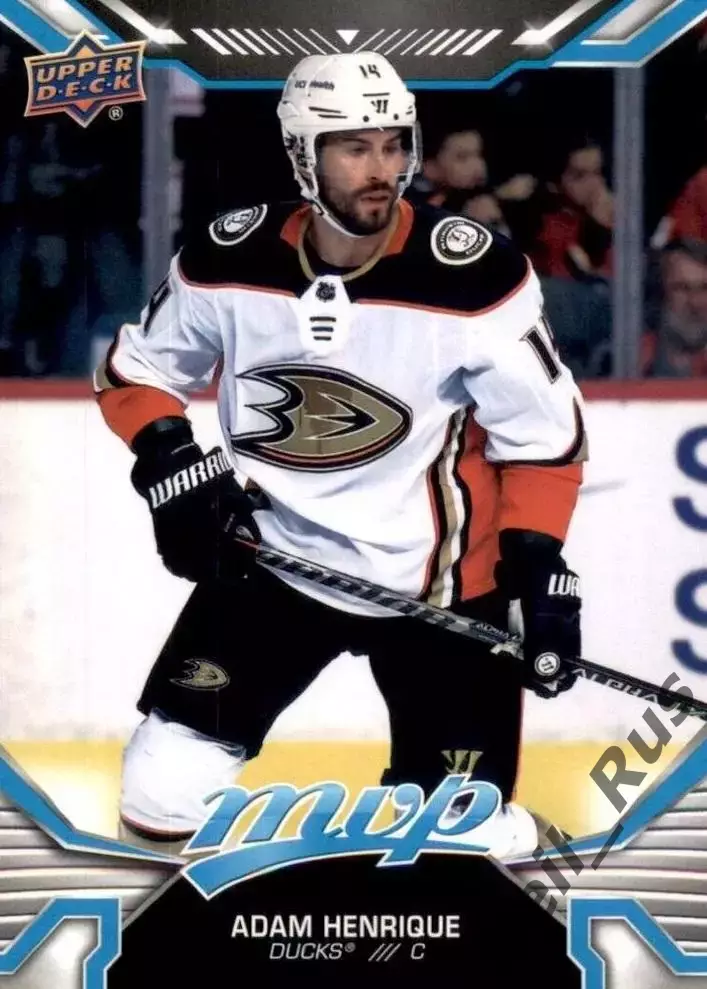 Хоккей Карточка Adam Henrique/Адам Хенрик (Anaheim Ducks/Анахайм Дакс) НХЛ / NHL